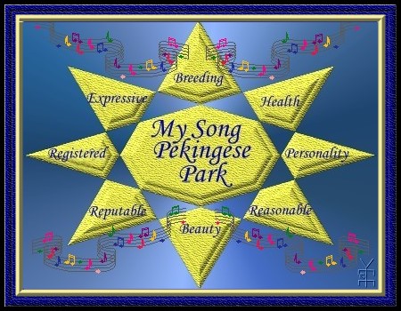my Pekingese kennel  logo